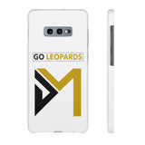 White Go Leopard Snap Cases