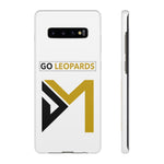 White Go Leopard Snap Cases