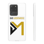 White Go Leopard Snap Cases