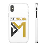 White Go Leopard Snap Cases