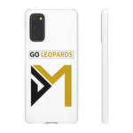 White Go Leopard Snap Cases