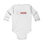 Infant Do More Red/Black/White Long Sleeve Bodysuit