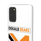 Go Dekalb Bears White Snap Cases