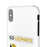 White Go Leopard Snap Cases