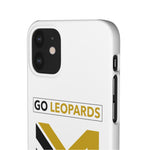 White Go Leopard Snap Cases