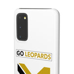 White Go Leopard Snap Cases