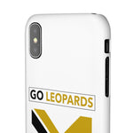 White Go Leopard Snap Cases