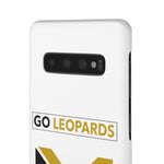 White Go Leopard Snap Cases