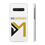 White Go Leopard Snap Cases