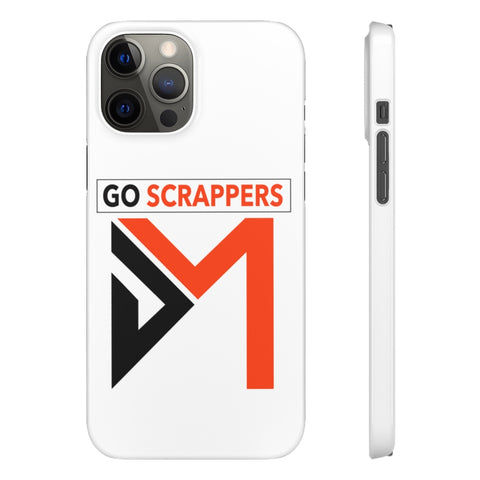Go Scrappers White Snap Cases