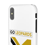 White Go Leopard Snap Cases