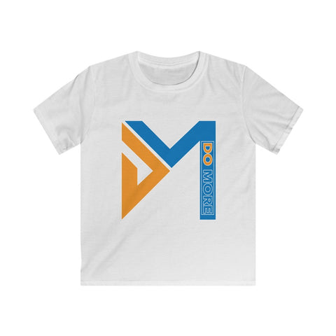 Kids Do More Blue/Gold Soft style Tee
