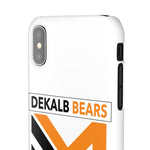 Go Dekalb Bears White Snap Cases