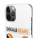 Go Dekalb Bears White Snap Cases