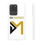 White Go Leopard Snap Cases