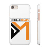 Go Dekalb Bears White Snap Cases