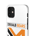 Go Dekalb Bears White Snap Cases