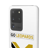 White Go Leopard Snap Cases