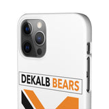 Go Dekalb Bears White Snap Cases