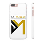 White Go Leopard Snap Cases