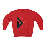 Black/Red Heavy Blend™ Crewneck Sweatshirt