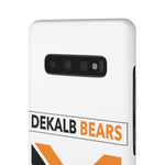 Go Dekalb Bears White Snap Cases