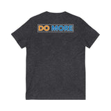 Do More Blue/Gold Unisex Jersey Short Sleeve V-Neck Tee