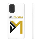 White Go Leopard Snap Cases