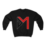 Black/Red Heavy Blend™ Crewneck Sweatshirt