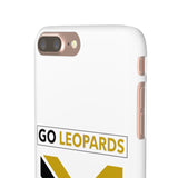 White Go Leopard Snap Cases