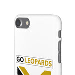 White Go Leopard Snap Cases