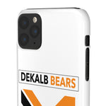 Go Dekalb Bears White Snap Cases