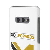 White Go Leopard Snap Cases