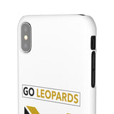 White Go Leopard Snap Cases