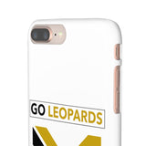 White Go Leopard Snap Cases