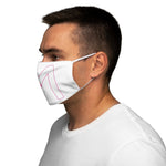 Do More Pink/White Snug-Fit Polyester Face Mask