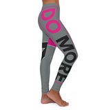 Grey Do More Women's Spandex Leggings Unique