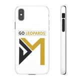 White Go Leopard Snap Cases