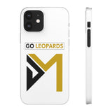 White Go Leopard Snap Cases