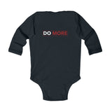 Infant Do More Red/Black/White Long Sleeve Bodysuit