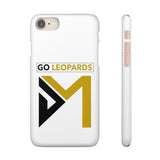 White Go Leopard Snap Cases