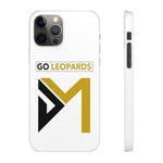 White Go Leopard Snap Cases