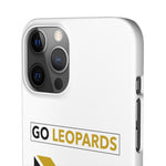 White Go Leopard Snap Cases