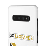 White Go Leopard Snap Cases