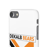 Go Dekalb Bears White Snap Cases