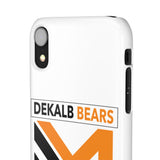 Go Dekalb Bears White Snap Cases