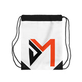 Go Scrappers Do More Orange/White Drawstring Bag