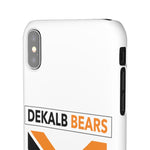 Go Dekalb Bears White Snap Cases