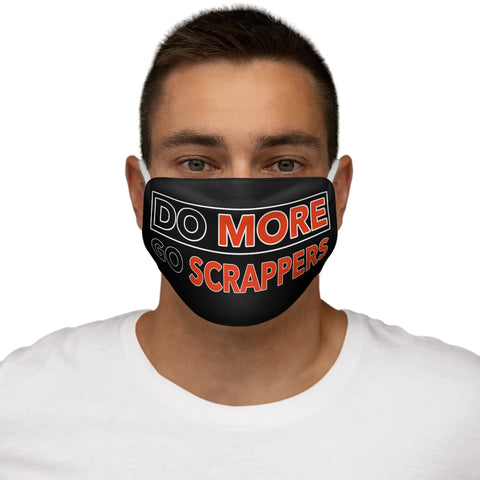 Black Go Scrappers Snug-Fit Polyester Face Mask