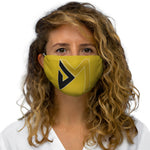 Go Leopard Gold Snug-Fit Polyester Face Mask